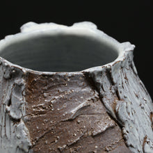 画像をギャラリービューアに読み込む, 白萩花入-塑<波多野英生> shirahagi-hanaire-so <Hideo Hadano>