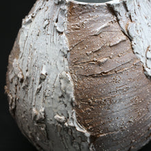 画像をギャラリービューアに読み込む, 白萩花入-塑<波多野英生> shirahagi-hanaire-so <Hideo Hadano>