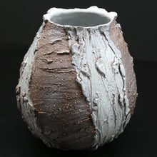 画像をギャラリービューアに読み込む, 白萩花入-塑<波多野英生> shirahagi-hanaire-so <Hideo Hadano>