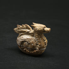 画像をギャラリービューアに読み込む, 萩辰香合(枇杷)<波多野英生> hagi tatsu-kougou-biwa <Hideo Hadano>