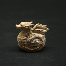 画像をギャラリービューアに読み込む, 萩辰香合(枇杷)<波多野英生> hagi tatsu-kougou-biwa <Hideo Hadano>