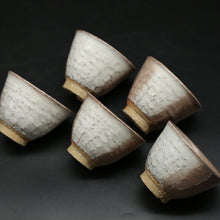 画像をギャラリービューアに読み込む, 萩窯変汲出揃 3(5客)<波多野善蔵> hagiyouhen-kumidashizoroi3 <Zenzou Hadano>