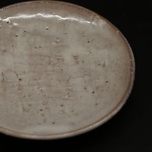 画像をギャラリービューアに読み込む, 萩円皿1 <窯職人> hagi-enzara1 <syokunin>