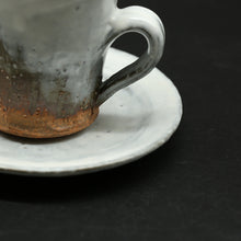 画像をギャラリービューアに読み込む, 萩珈琲碗(皿付) <波多野英生> hagi kohiwan sara <Hideo Hadano>