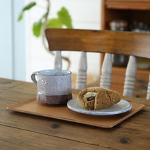 画像をギャラリービューアに読み込む, 萩面取珈琲碗(皿付)<波多野英生> hagi mentori-kohiwan <Hideo Hadano>