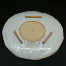 画像をギャラリービューアに読み込む, 萩シノギ脚付皿 3<波多野英生> hagi shinogi-ashitsukizara3 <Hideo Hadano>