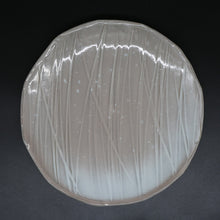 画像をギャラリービューアに読み込む, 萩シノギ脚付皿 2<波多野英生> hagi shinogi-ashitsukizara2 <Hideo Hadano>