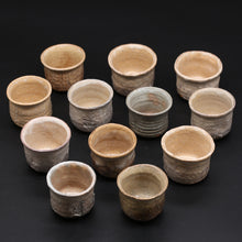 画像をギャラリービューアに読み込む, 萩ぐい吞揃<波多野善蔵> hagi-guinomi zoroi <Zenzou Hadano>