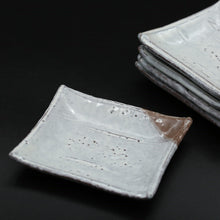 画像をギャラリービューアに読み込む, 萩銘々皿・白萩(5枚)<波多野英生> hagi meimei-zara shirahagi <Hideo Hadano>
