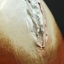 画像をギャラリービューアに読み込む, 萩緋色柘榴壺<波多野善蔵> Hagi hiirozakuro-tsubo <Zenzou Hadano>