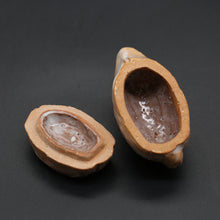 画像をギャラリービューアに読み込む, 萩卯香合(びわ色)<波多野英生> hagi usagi-kougou-biwairo <Hideo Hadano>