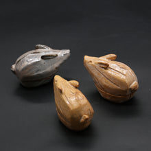 画像をギャラリービューアに読み込む, 萩卯香合(びわ色)<波多野英生> hagi usagi-kougou-biwairo <Hideo Hadano>