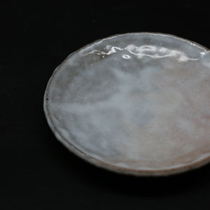 Hagi Round Plate 2 (Small) &lt;Kiln Craftsman&gt;<br> hagi-enzara2-syou＜syokunin＞