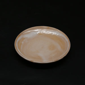 Hagi Round Plate 1 (Small) &lt;Kiln Craftsman&gt;<br> hagi-enzara1-syou＜syokunin＞