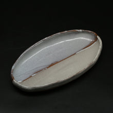 Load image into Gallery viewer, Hagi Coffee Plate (Kakebun) 1 &lt;Hideo Hatano&gt;&lt;br&gt; hagikari-zara-kakewake1＜Hideo Hadano＞
