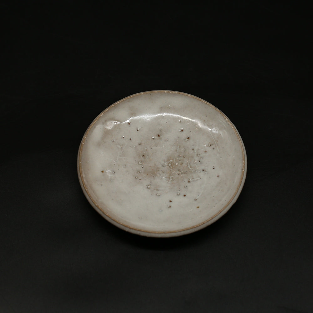 萩円皿 3 ＜窯職人＞ hagi-enzara3 ＜syokunin＞