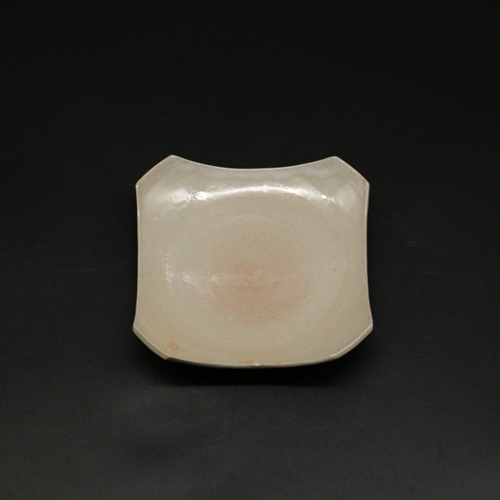 萩四方皿 ＜窯職人＞ hagi-yohouzara ＜syokunin＞