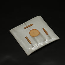 画像をギャラリービューアに読み込む, 白萩タタラ皿 ＜波多野英生＞ shirahagi  tatara-zara ＜Hideo Hadano＞
