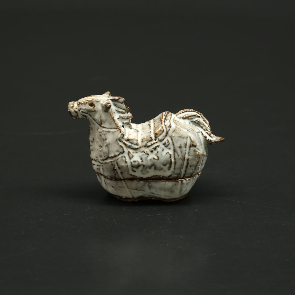 萩午香合（白萩）＜波多野英生＞ hagi uma-kougou shirahagi ＜Hideo Hadano＞