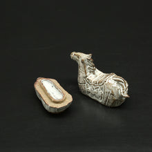 Load image into Gallery viewer, 萩午香合（白萩）＜波多野英生＞ hagi uma-kougou shirahagi ＜Hideo Hadano＞
