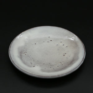 Hagi Shinogi coffee bowl (with plate)<br> &lt;Hideo Hatano&gt;<br> hagi shinogi-kohiwan<br> ＜Hideo Hadano＞