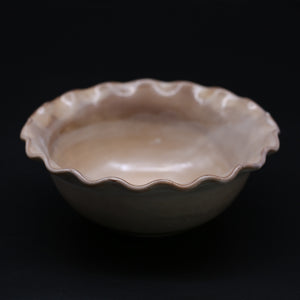 Hagi wave bowl &lt;Hideo Hatano&gt;<br> hagi-namibachi<br> ＜Hideo Hadano＞