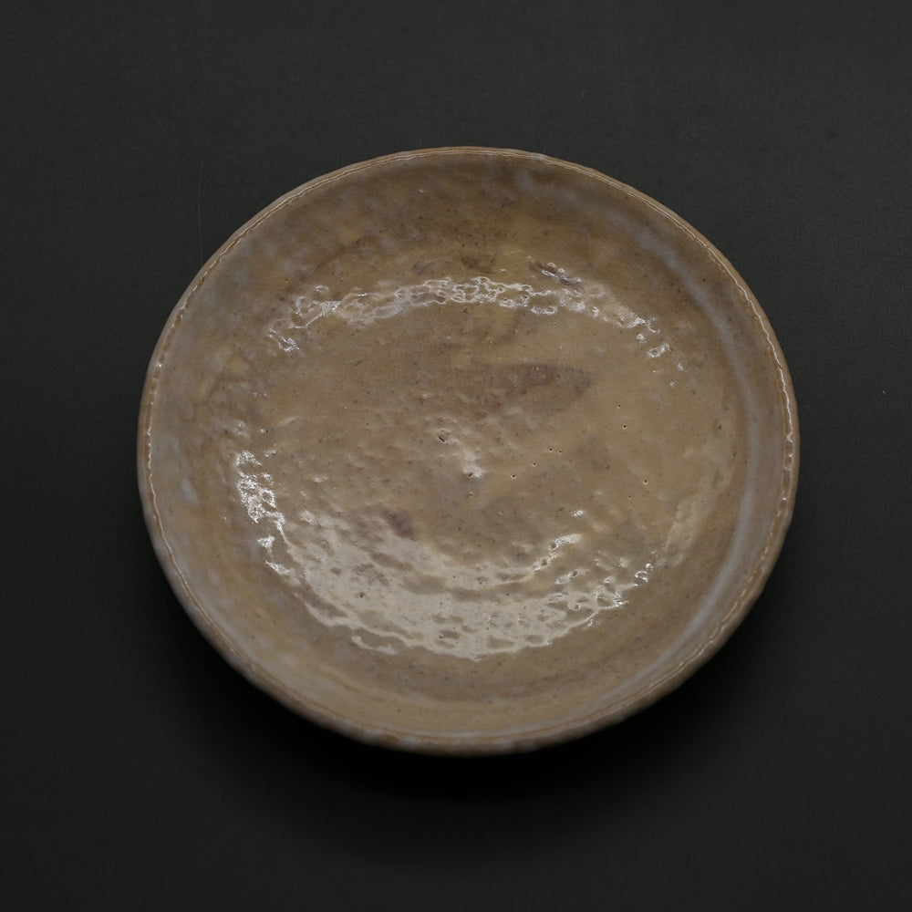 Hagi Round Plate 1 (Large) <Kiln Craftsman><br> hagi-enzara1-dai＜syokunin＞