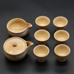 Hagi Sencha Utensil (Himehagi) &lt;Kiln Craftsman&gt;<br> hagi-senchaki-himehagi＜syokunin＞