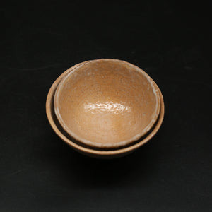 Hagi couple rice bowl, loquat (2 customers) &lt;kiln craftsman&gt;<br> hagi meoto-meshiwan biwa ＜syokunin＞